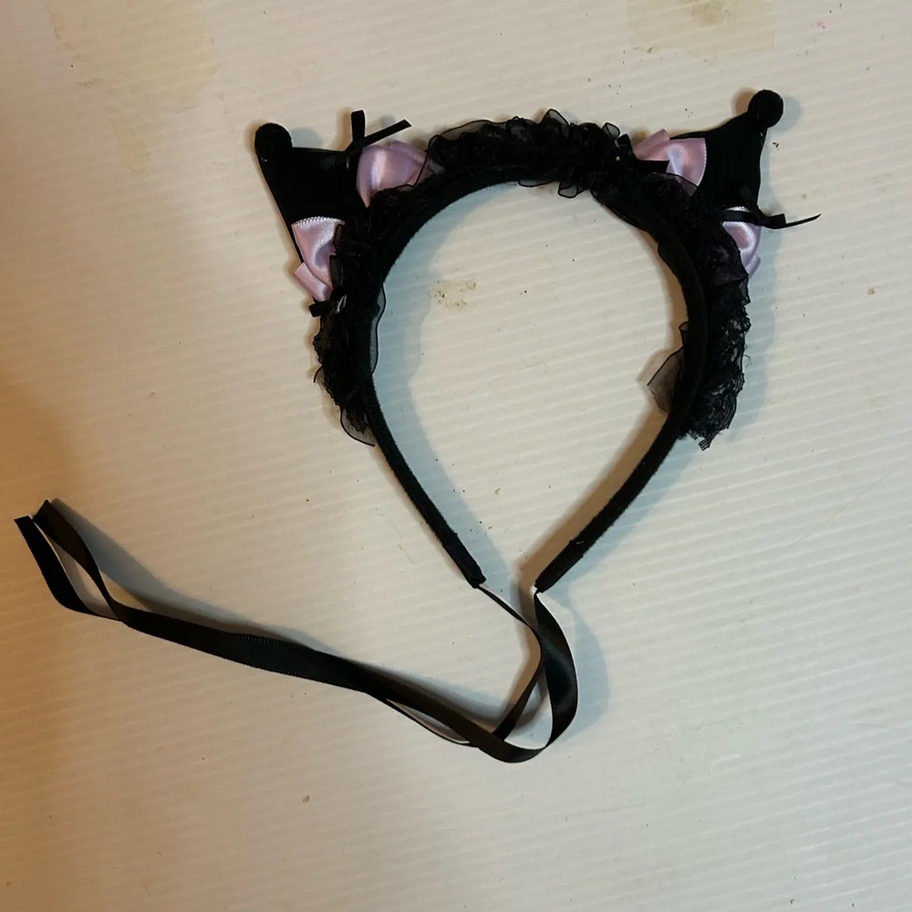 Witch Costume for Cat Kitten, size Medium ,Witch's Hat & Black Tutu Skirt